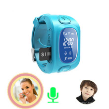 Perseguidor del reloj de los niños GPS con el monitor, alarma Anti-perdida (wt50-kw)